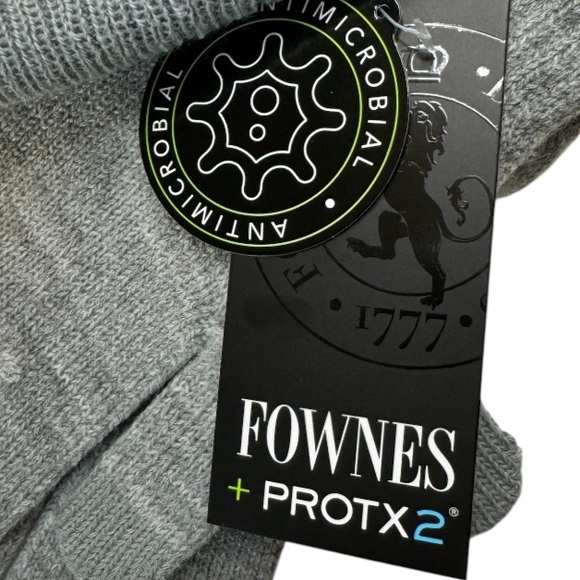 Dude Gray Hat & Gloves Age 10-12 Size Medium - Picture 4 of 8